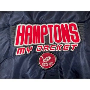 Blackground Records Aaliyah Timbaland Missy Tour Jacket "Hamptons My Jacket"